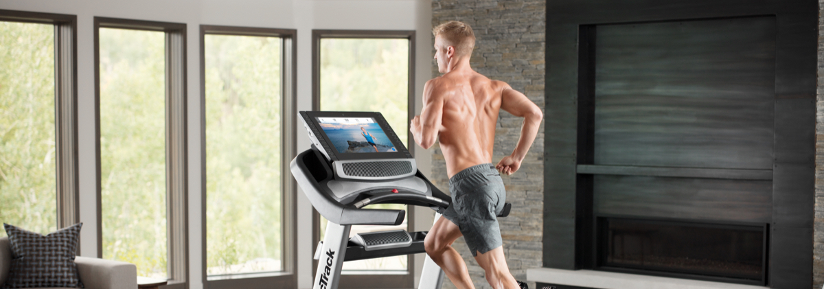 Strength training with treadmill and iFit