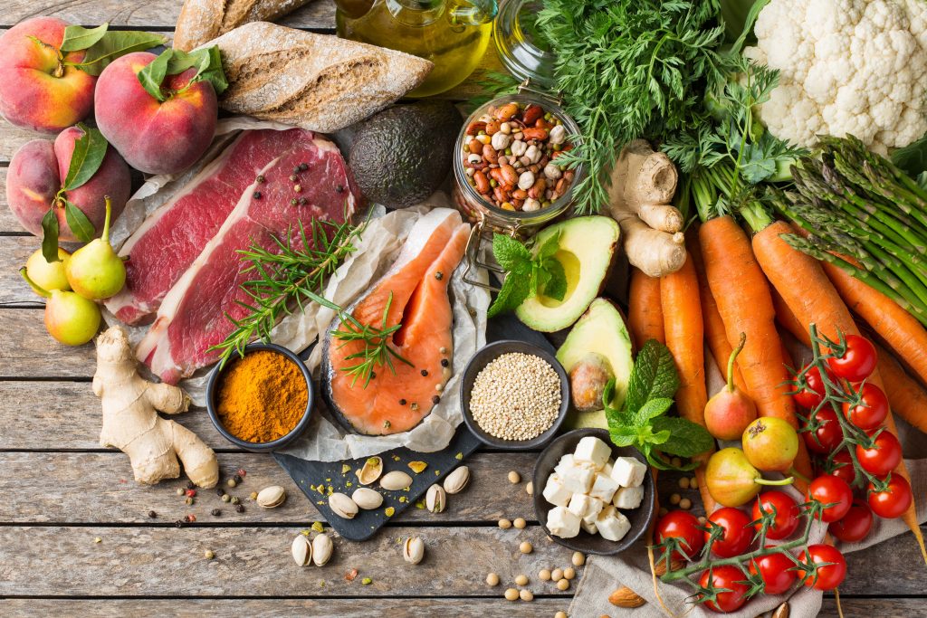 nutrition health food meals diet fruit vegetable carrot meat nuts vitamins nutrients 
